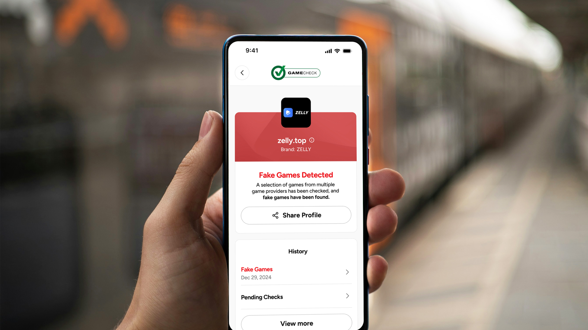 Zelly.top 폭로: Gamecheck, 가짜 암호화폐 카지노 적발